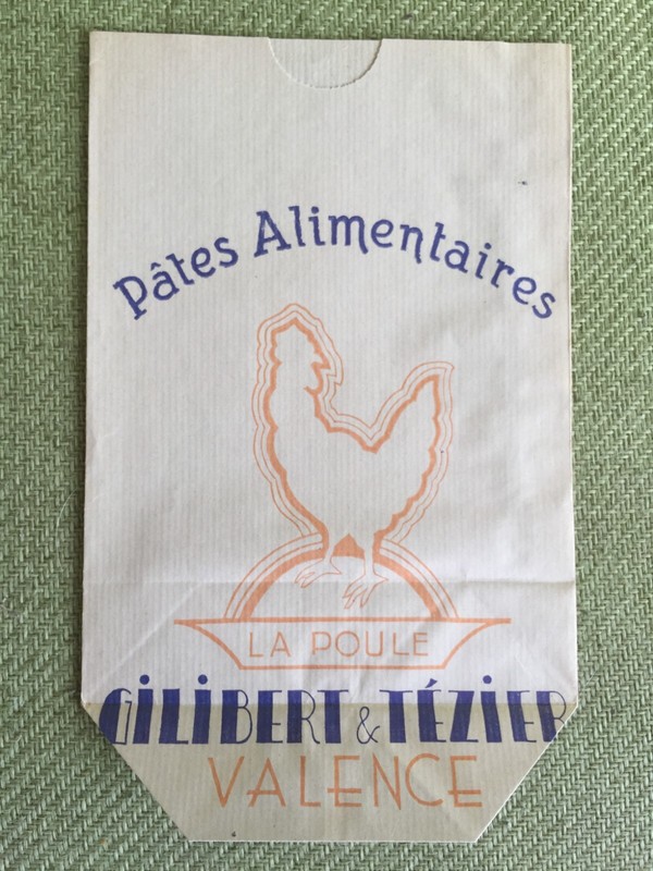 Ancien Sac Publicitaire Papier-PâTes 