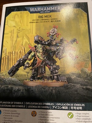 Warhammer 40k Orks Ork Big Mek New on Sprue
