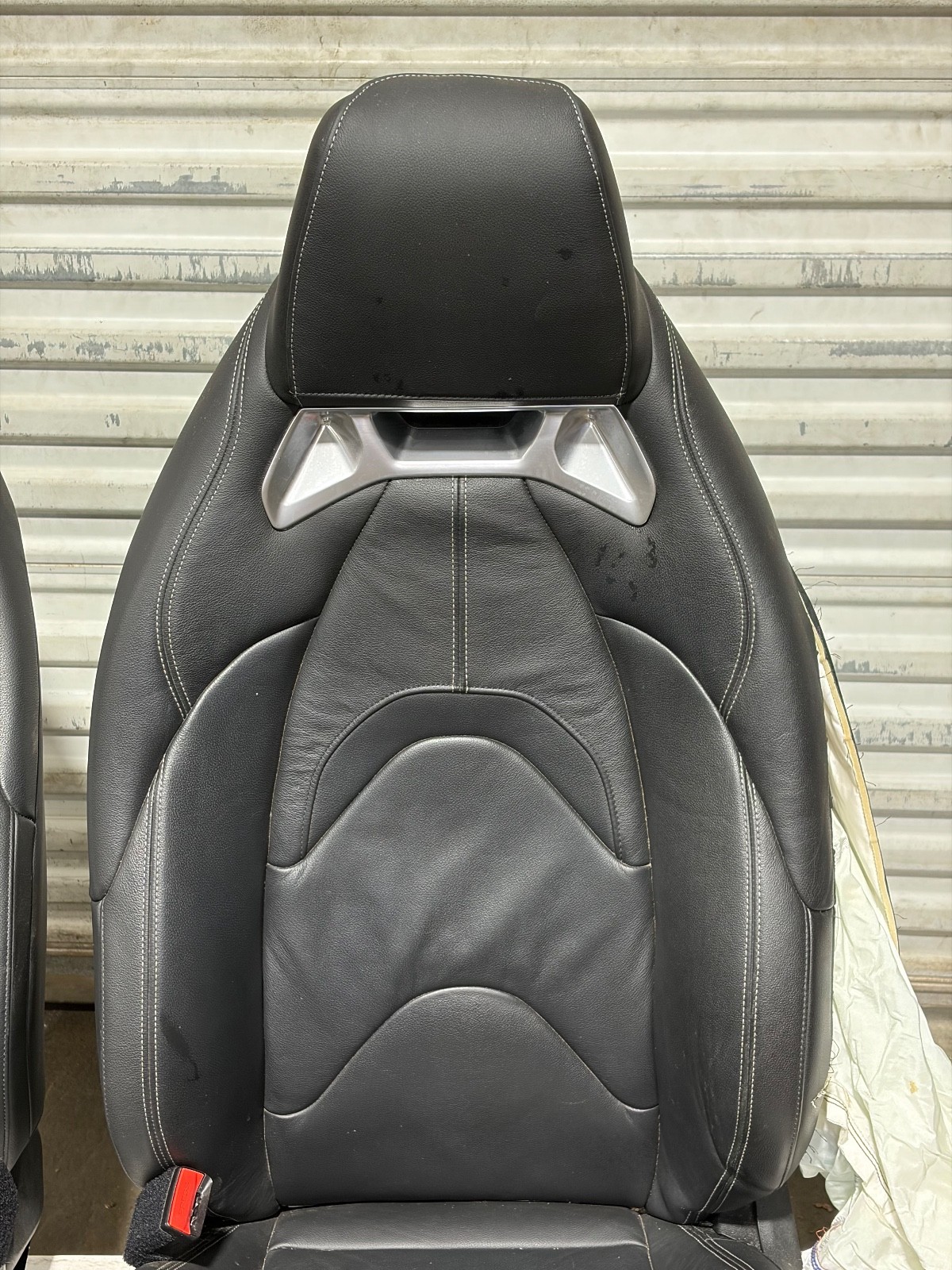 20-24 Toyota Supra Seat Pair Left Right Black Leather OEM **BLOWN** - Picture 4 of 14