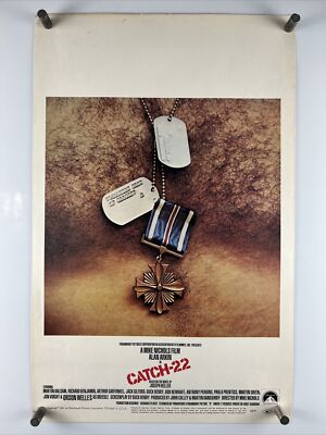 CATCH 22 Movie Poster (VeryFine-) Window Card 1970 Joseph Heller Novel WC 230