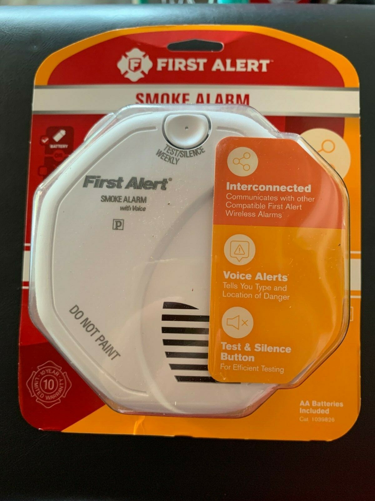 First Alert Wireless Battery-Powered 3-Volt Photoelectric Se