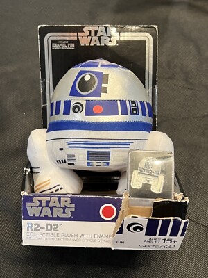 Se7en20 & Disney Star Wars R2-D2 Collectible 6'' Plush with Enamel Pin