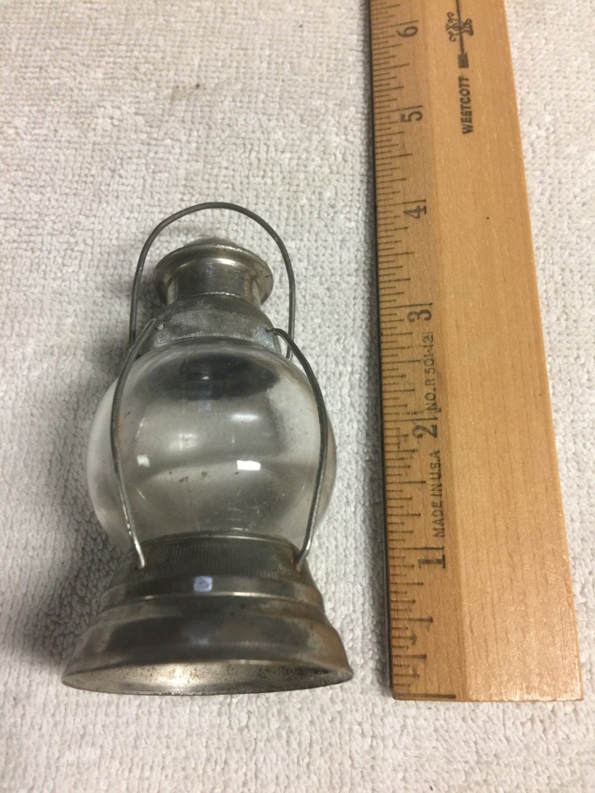 Miniature Glass & Medal Candy Jar - Lantern