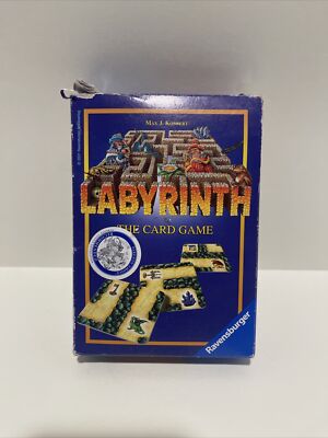 Vtg LABYRINTH The Card Game | Ravensburger | 2001 | Used | Complete