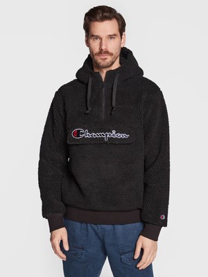 

Мужская толстовка с капюшоном Champion Polar Half Zip черный