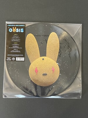 Bad Bunny J Balvin Oasis Picture Disc Vinyl Record LP