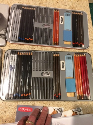 Lot 2 Derwent Sketching Collection 38 Ct  Lot 2 Derwent 24 Graphic Pencil 24 Ct