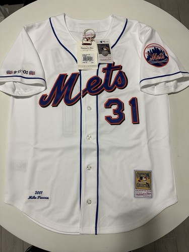 トップス mitchell&ness New york Mets JERSEY y2k Men's New York Mets Mike Piazza Mitchell & Ness Black
