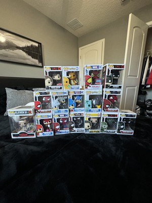 Funko pop lot (spiderman, Sonic & Pokémon)