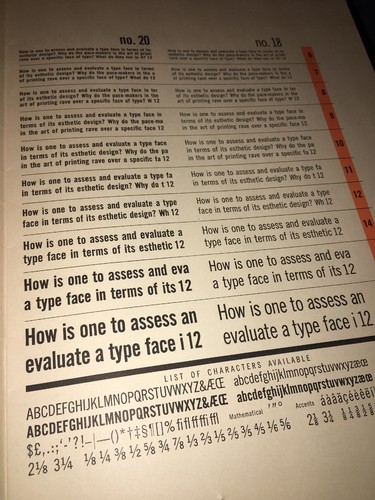 Linotype Type Specimen Book Gothics No.17 With 19 No.18 With 20