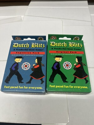 Classic Dutch Blitz Card Game Original + Expansion Pack Bundle NEW