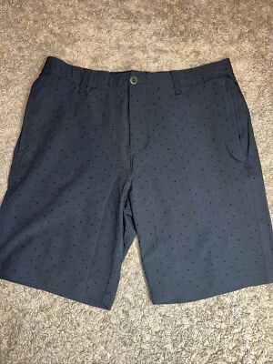 Men's Under Armour Drive Black Golf Shorts Size 34 MSRP $70.00