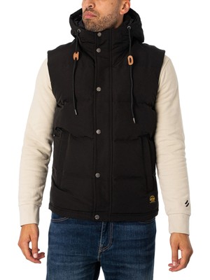 

Мужской пуховик с капюшоном Superdry Everest, черный, M5011708A-12A