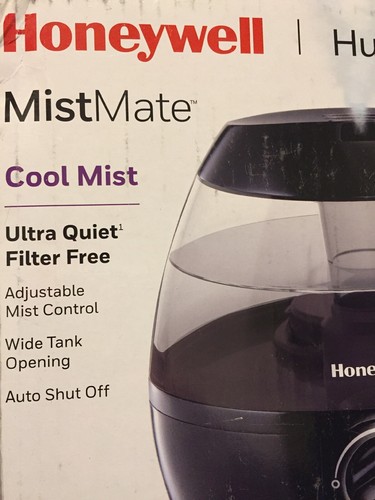Honeywell Humidifier- Mist Mate 0.5 Gal. Cool Mist Ultra Quiet -Black