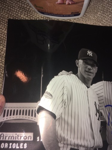 New York Yankees Signed Auto INSCRIBED Perfect Game Battery Mates (6) Steiner