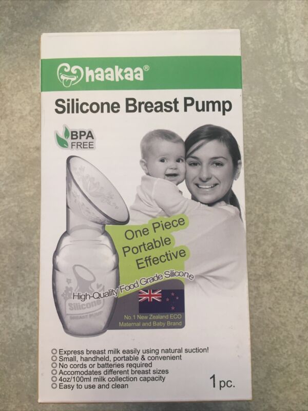 Haakaa Manual Silicone Breast Pump 4 oz, 100ml T5