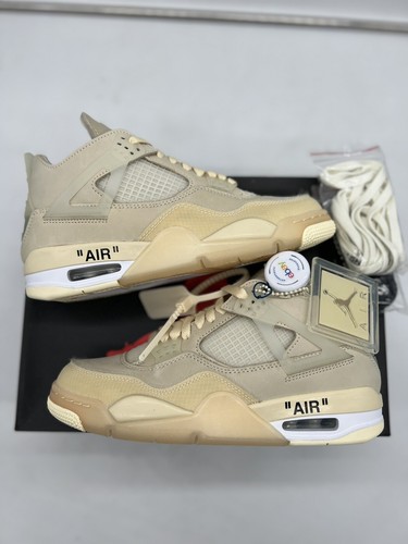 Air Jordan 4 SP Off-White Mid Sail White Black AJ4 Virgil Air Jordan 4 SP Off-White Mid Sail White Black AJ4 Virgil