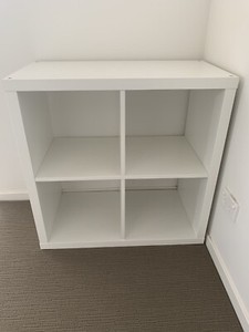 IKEA white cube book shelf x 2 | Bookcases & Shelves ...