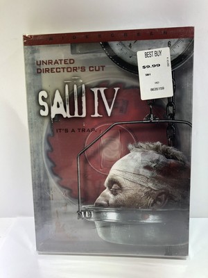 Saw IV (DVD, 2007) Factory Sealed, Rips In Wrapping, B17