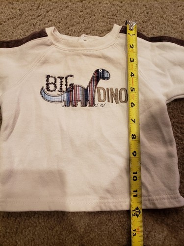 6 month boy clothes Dinosaur sweater Carter's  Snaps cute