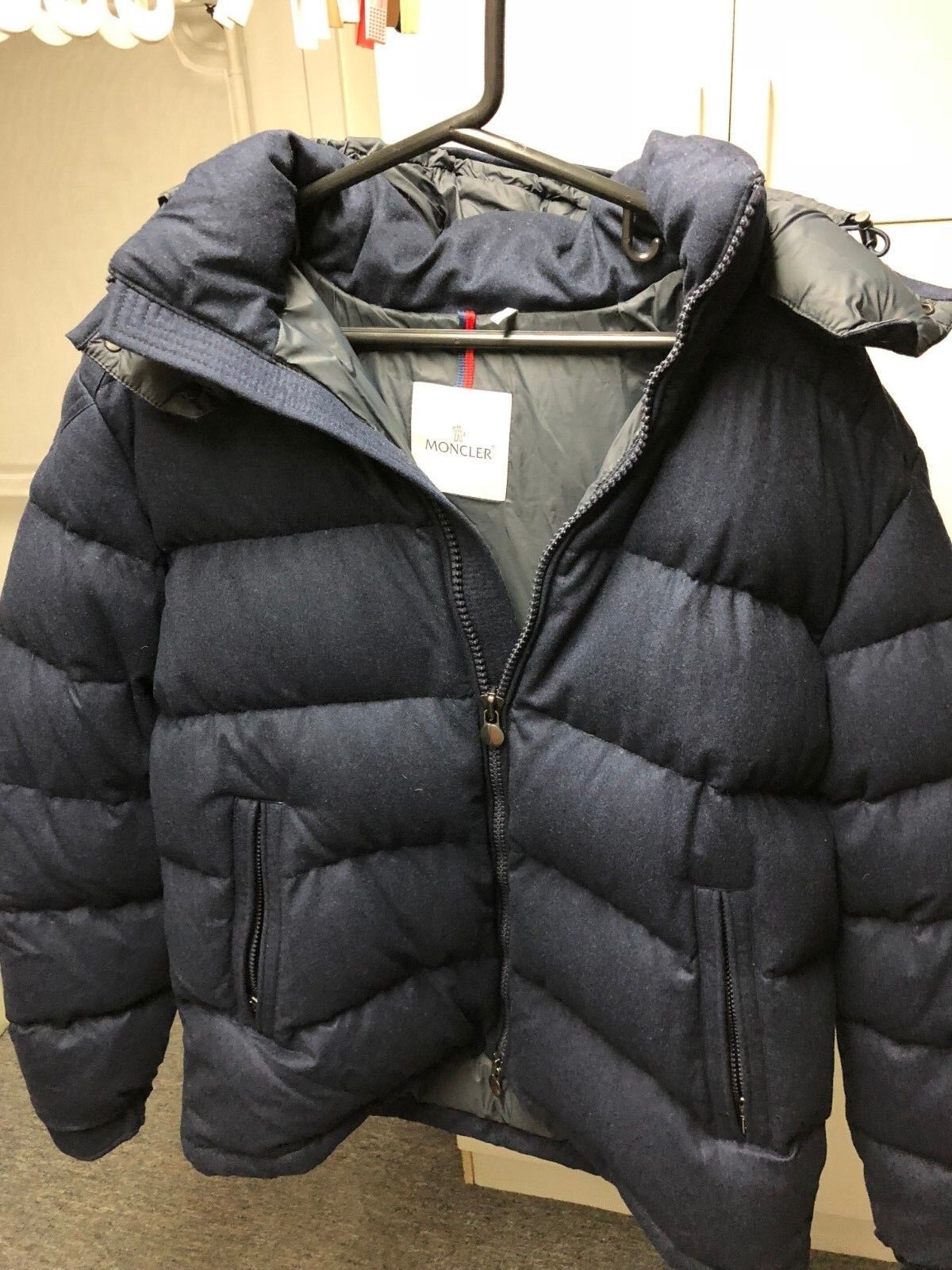 Moncler - $2450 Montgenevre Giubbotto, size 6 in Blue, w/ OG Moncler - $2450 Montgenevre Giubbotto, size 6 in Blue, w/ OG