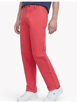 

TOMMY HILFIGER Мужские красные прямые брюки чинос Iconic Reissue, Красный, NL805768713B01