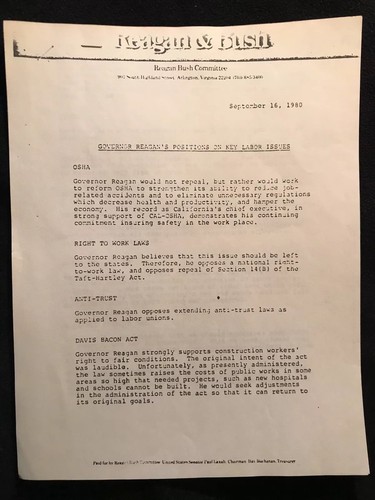 Ronal Reagan Vintage Lot Of Campaign Items