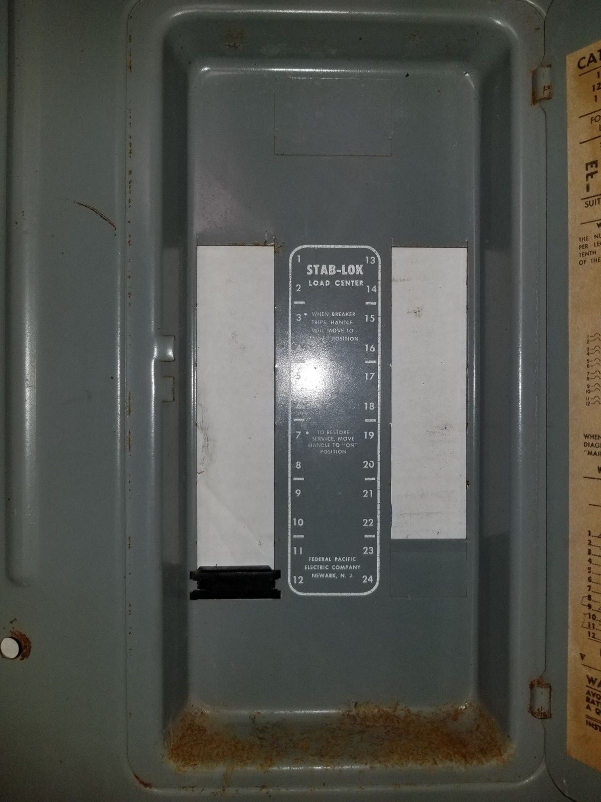 LX112-24 125 amp 2 pole FPE Cover