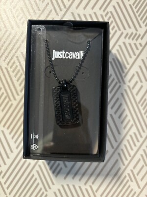 Just Cavalli JCNL50030300 Men's Stainless Steel Necklace - BNIB