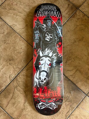 Ronnie Creager Blind Skateboard Deck Reaper Iron Horseman Eternal Life 8.0