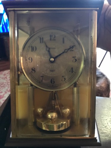 Vintage NOS Bulova Anniversary Quartz Wall Clock Germany Battery One Jewel #2