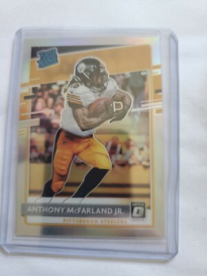 2020 Donruss Optic  Anthony McFarland Jr SILVER Prizm  Rated Rookie Steelers