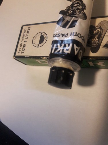 Darkie toothpaste, tube and box
