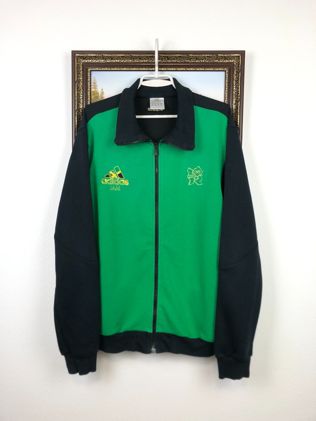 【NEW】ADIDAS × JAMAICA リバーシブルジャケット adidas Jamaica Men's Reversible Anthem Jacket (US, Alpha, XX