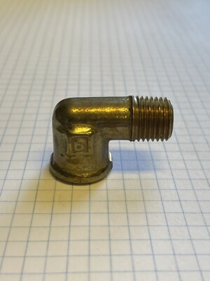 Miller Electric - 010678 - FTG - Pipe BRS Elbow St 1/4 NPT L