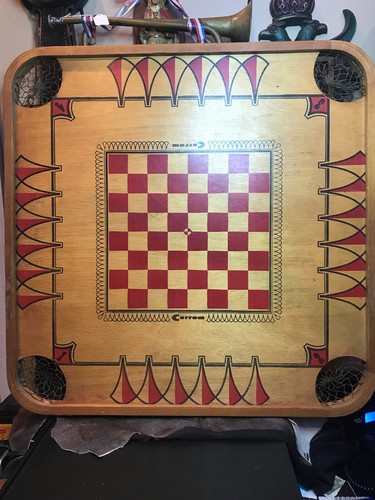 Vintage Carrom Game Board From 1963. Great Wall Art!