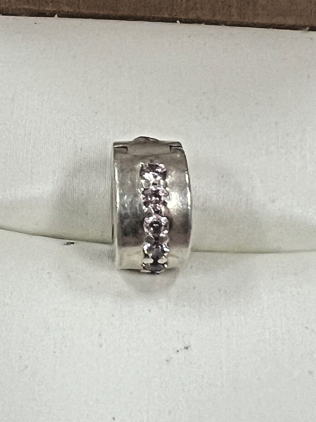PANDORA Charm Shining Path Clip Pink CZs 791972PCZ [093GCW