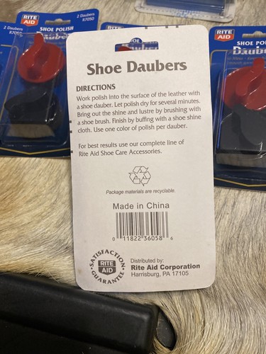 Shoe Polish Applicators (Daubers) R7050 Dobbers Loy Of 5 Packs
