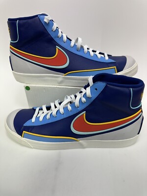 Nike Blazer Mid 77 Infinite D/MS/X Deep Royal Blue Copa Mens Size 15 Da7233