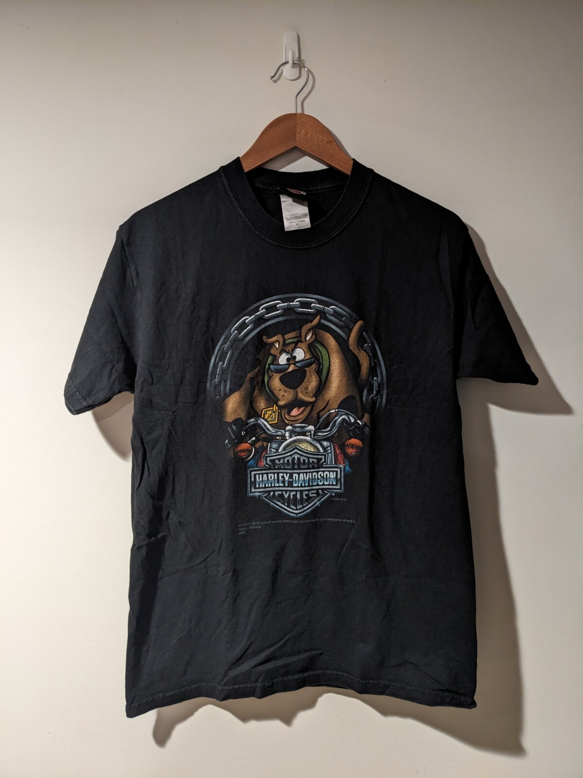 Vintage 2008 Scooby-Doo Harley Davidson Motorcycle Black