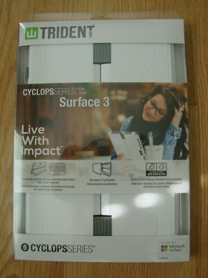 Trident CY-MSSF03-WT000 Microsoft Surface 3 Cyclops Series Case - White