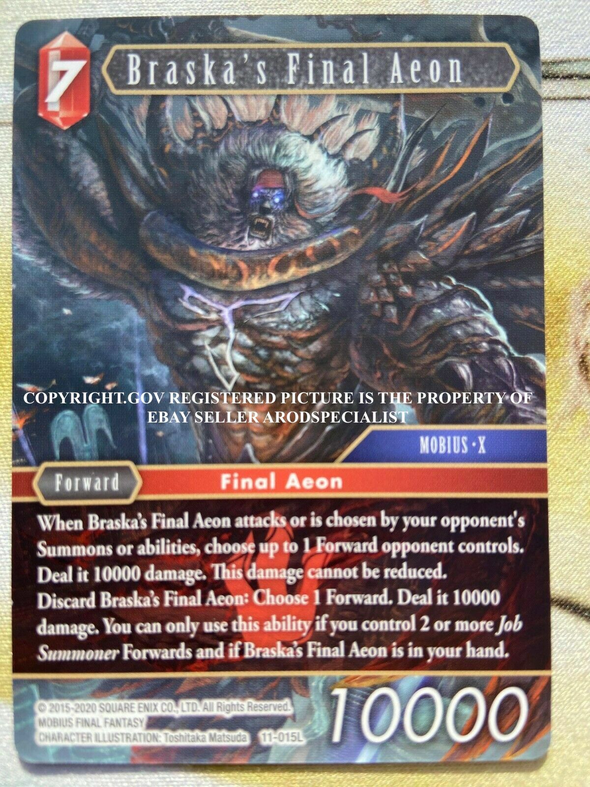 FFTCG ティファ Opus 11 フルアート 英語版