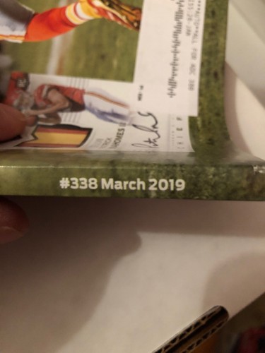 Beckett Football Monthly Price Guide March 2019 Patrick Mahomes On Cover Chiefs