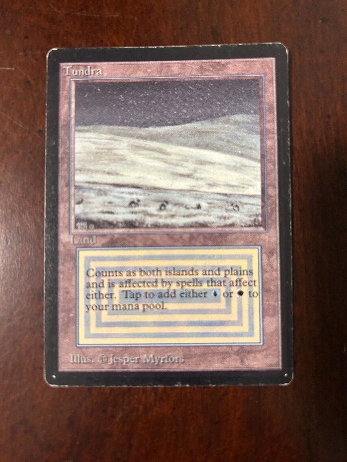Tundra | MtG Magic Beta Edition | English | Moderately Tundra | MtG Magic Beta Edition | English | Moderately