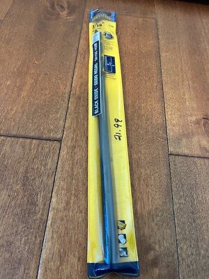 Irwin EXTRA LONG Extended LENGTH 7/16'' x 12'' Black Oxide Drill Bit