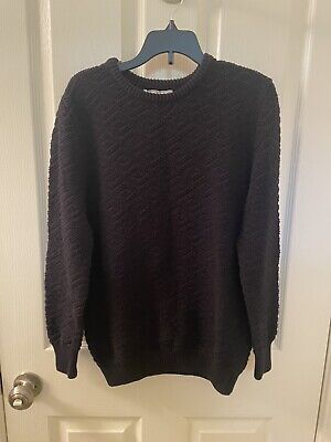 Zara Knitwear Kids Black Sweater Pullover with Elbow Patches Size 13-14 years