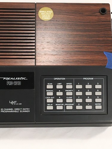 Lot of 4 Radio Shack & Uniden Bearcat & Realistic Radio Scanner Programmable