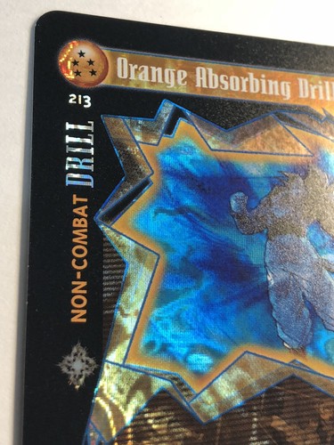 Dragon ball Z DBGT SCORE Orange Absorbing Drill LIMITED Edition ALT FOIL Card