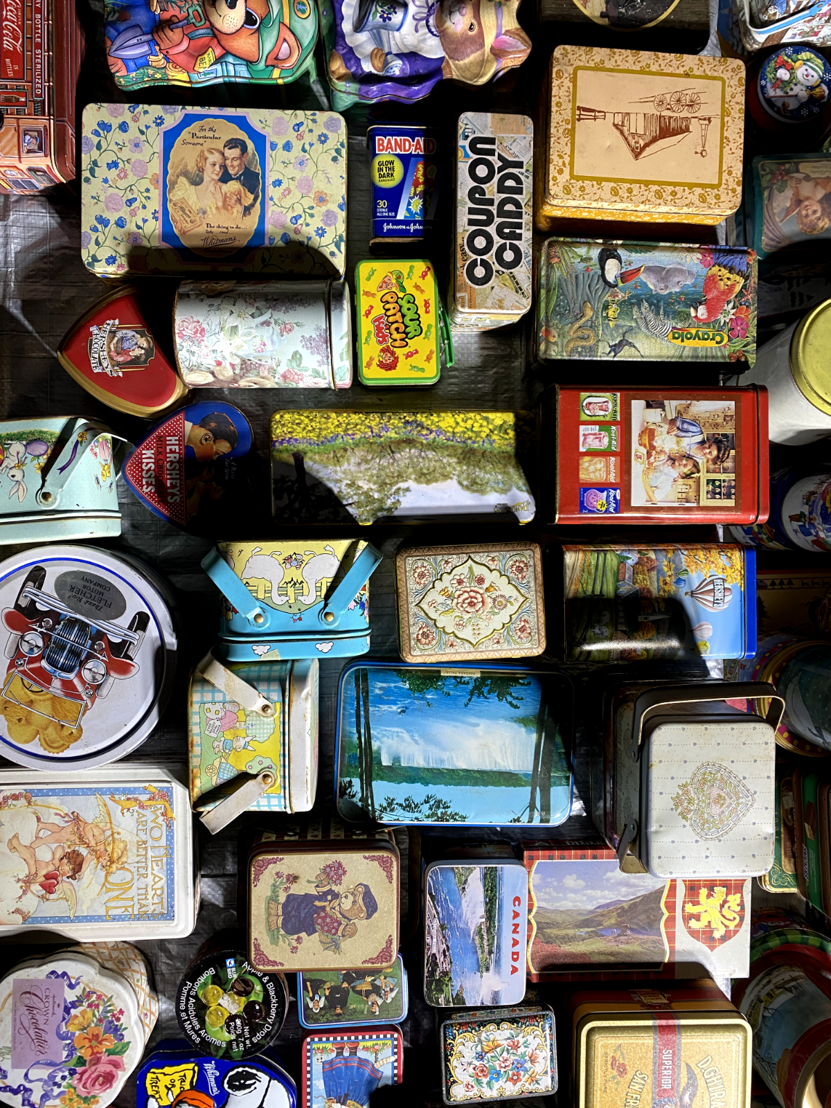 VINTAGE SMALL & MEDIUM ADVERTISING TINS CANISTERS ***YOU PICK***