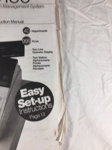 Royal Alpha 9150 Cash Management System Instruction Manual